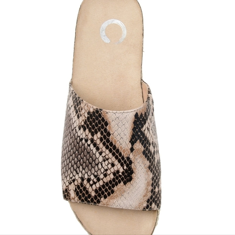 Snake-print Slides - Picture 3 of 3